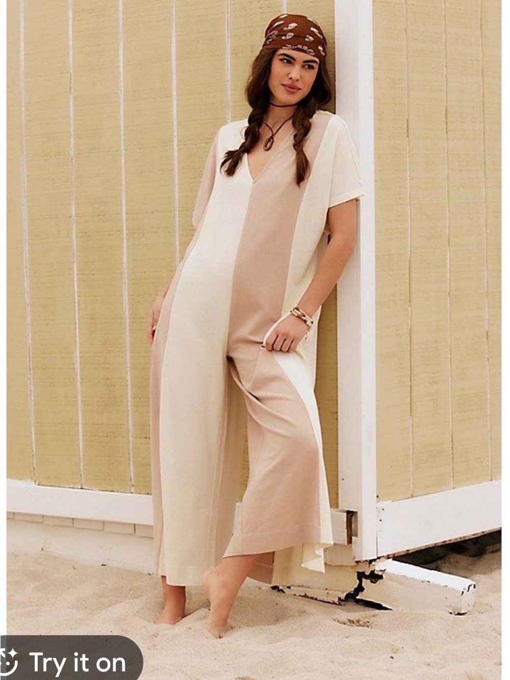 Free People Free-est Block Party Cotton One-Piece Jumpsuit